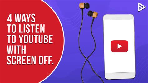 how to listen to youtube music with screen off and enhance your focus on work or study