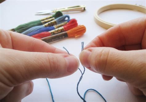 how to thread a needle for embroidery: the art of crafting threads into delicate works of art