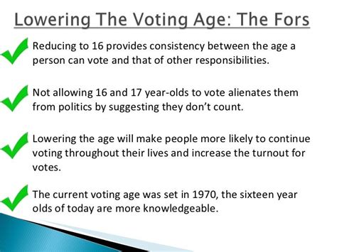 Why the Voting Age Should Not Be Lowered to 16: An Insightful Essay